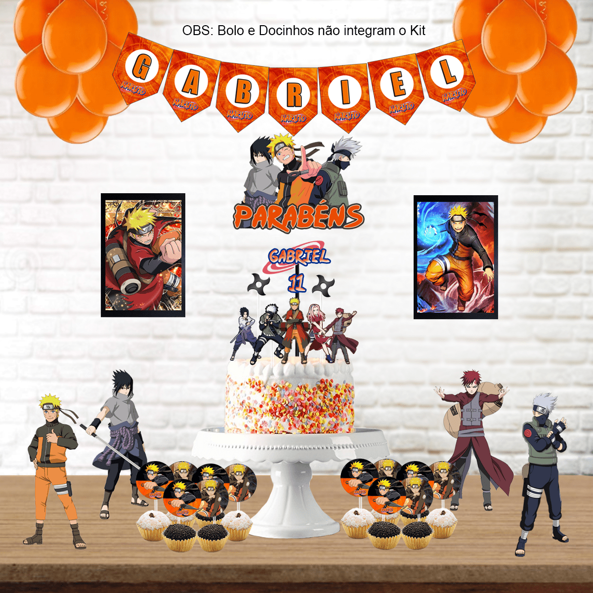 50 ideias criativas decoração festa naruto simples