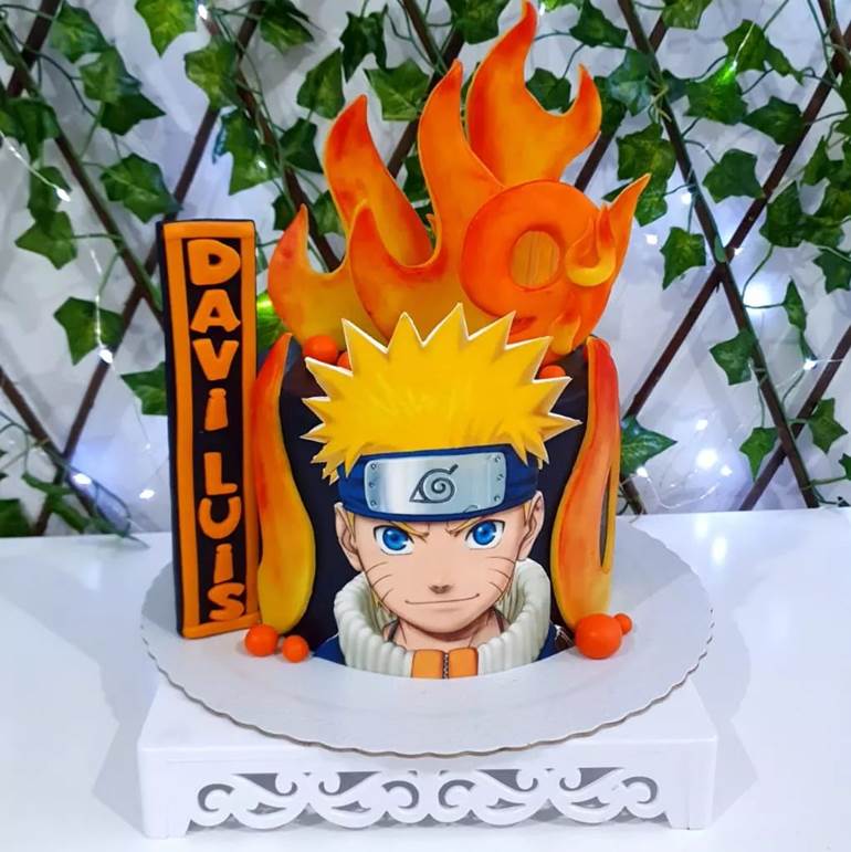 decoração naruto simples