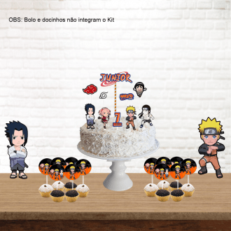 decoração naruto DIY versus kits prontos