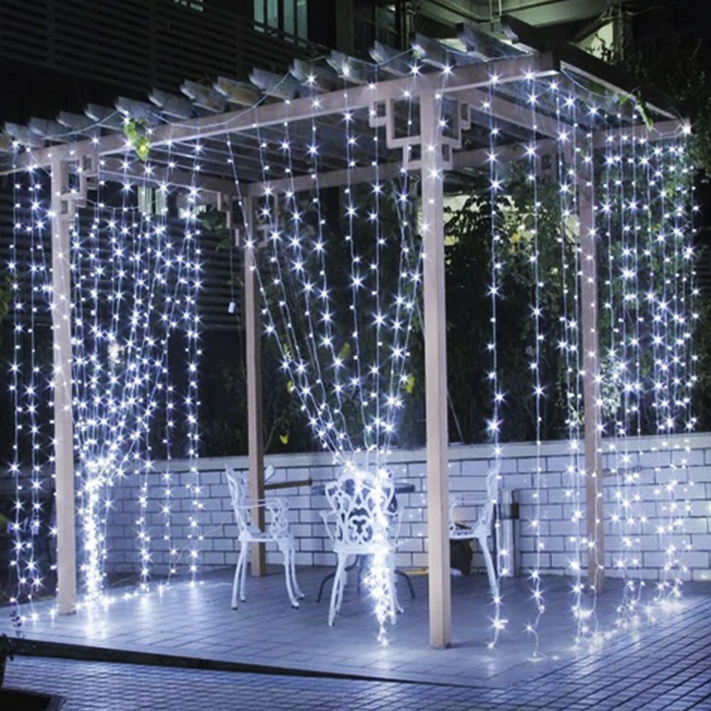 ideias criativas decoração cortina natal