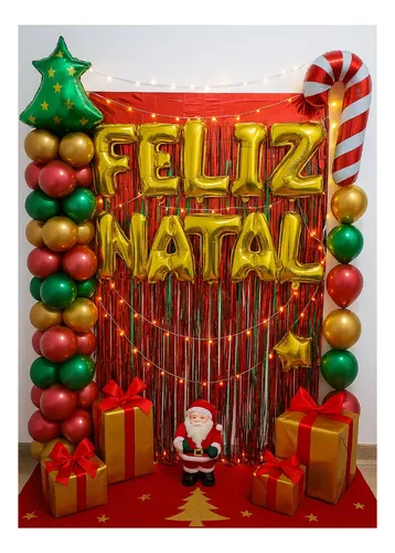 cortina de led vs cortina de tecido para natal