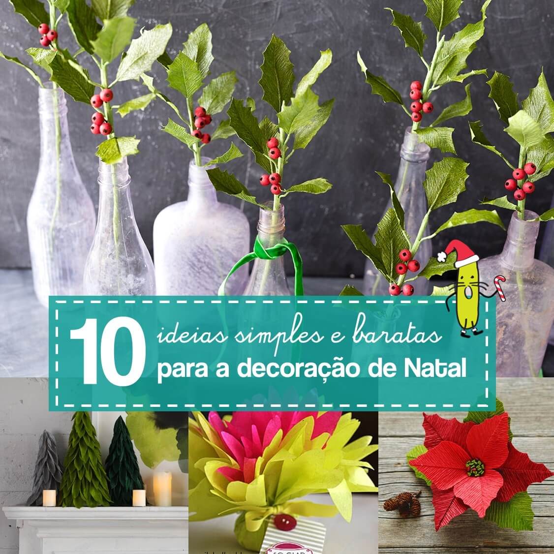 decoração de natal simples vs decoração de natal cara