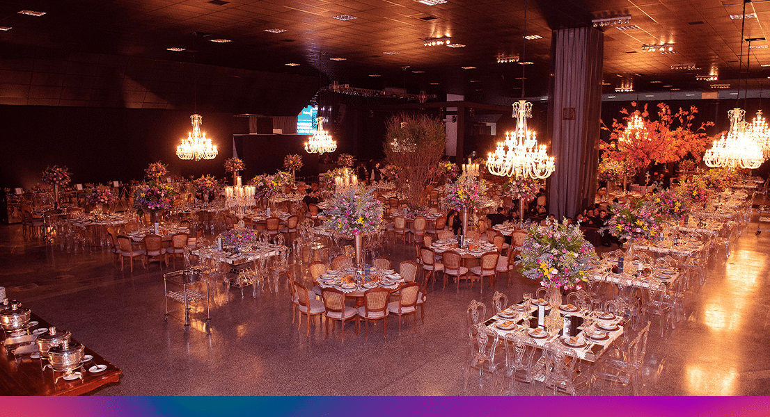 melhores ideias decoração noite de gala luxuosa