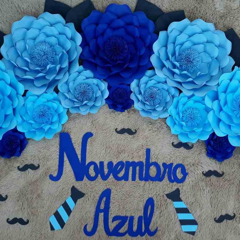 5 Ideias Criativas de Decoração Novembro Azul para Empresas