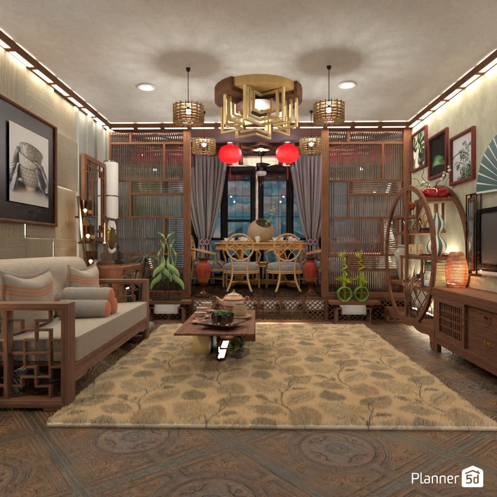 decoração oriental