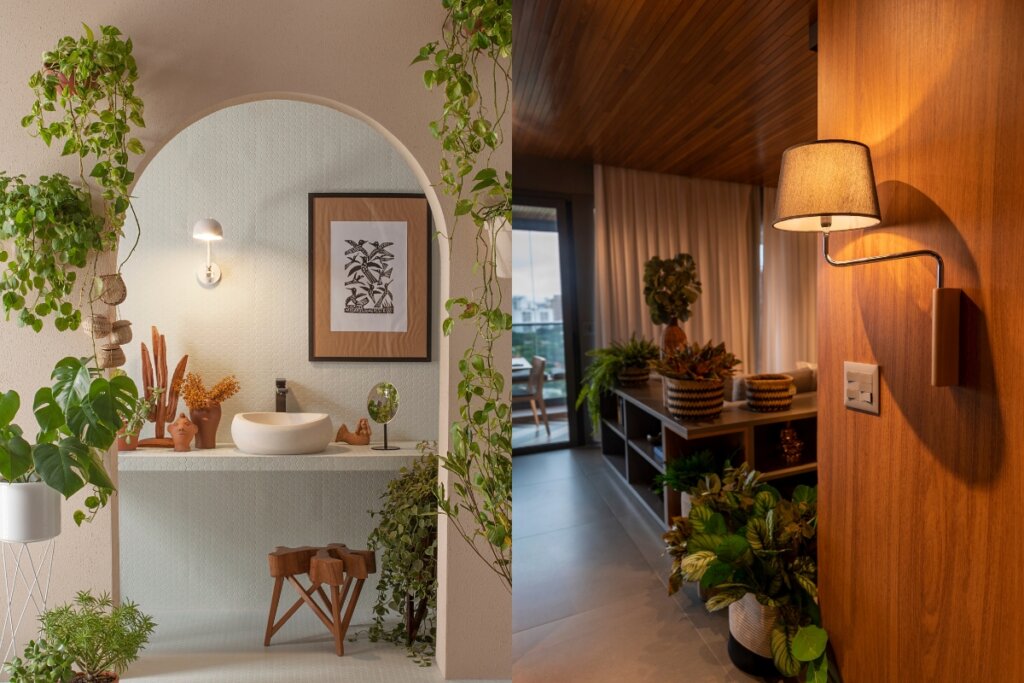 ideias decoração oriental sala pequena