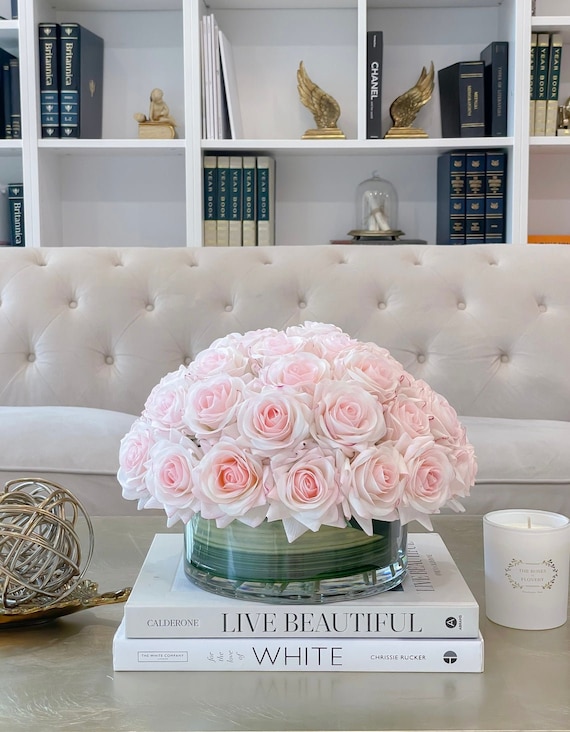 decoração os rosas