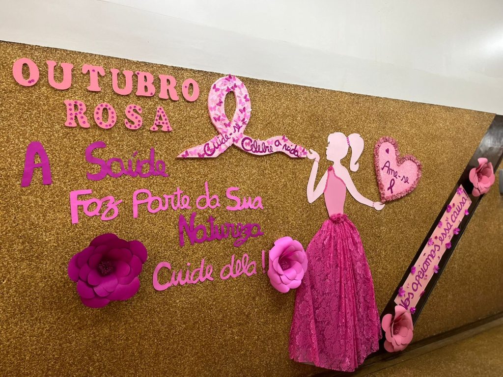 ideias de decoração outubro rosa para clínica médica