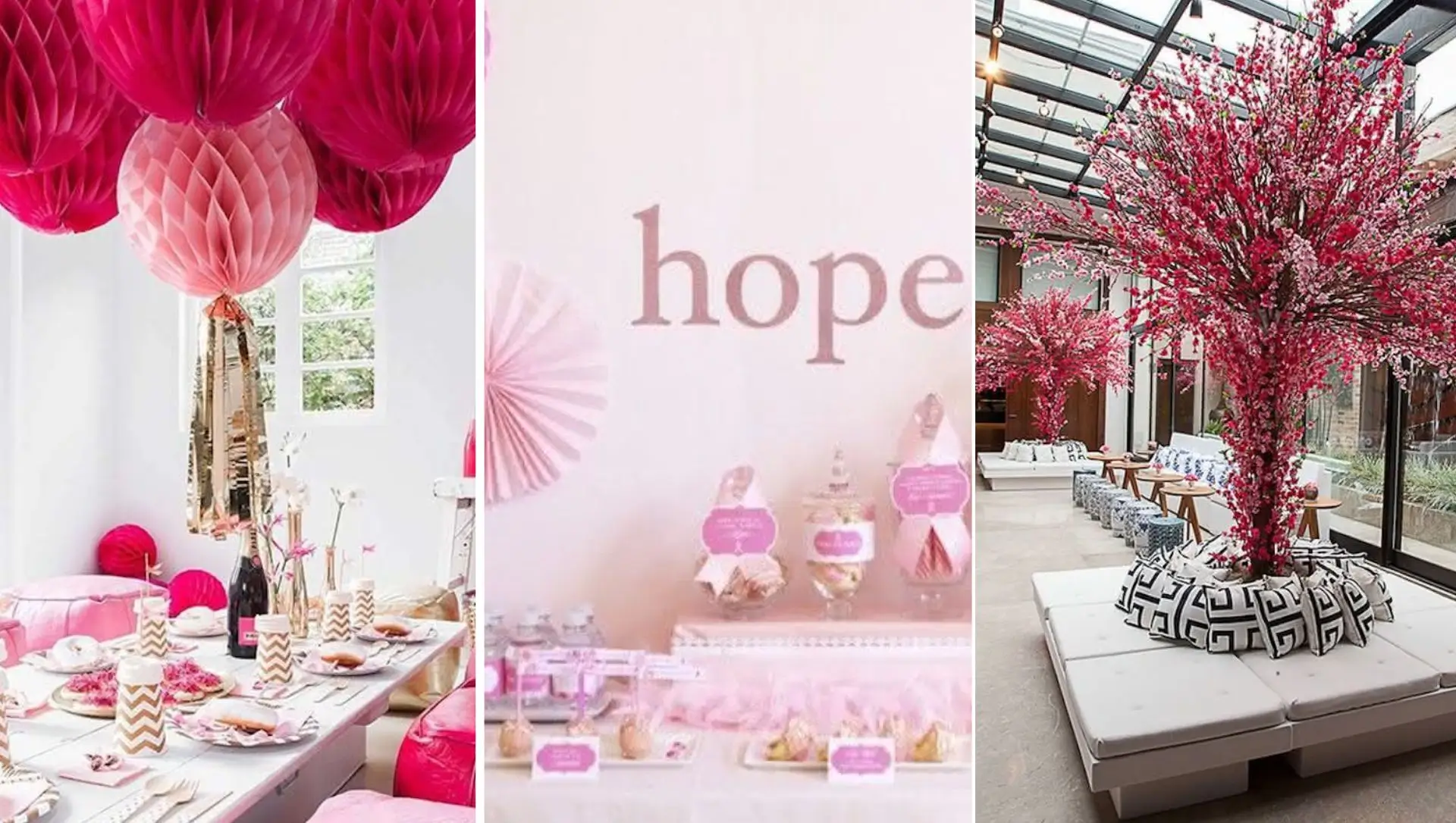 ideias de decoração outubro rosa para clínica médica