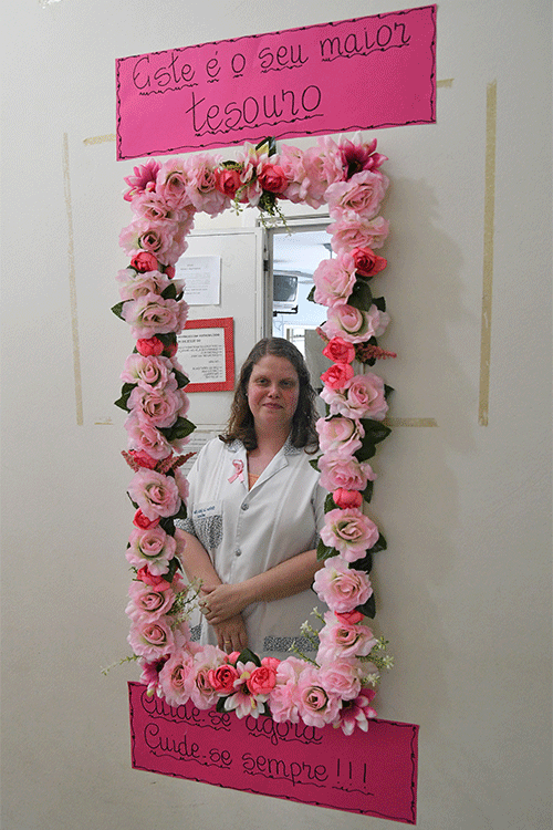ideias de decoração outubro rosa para clínica médica
