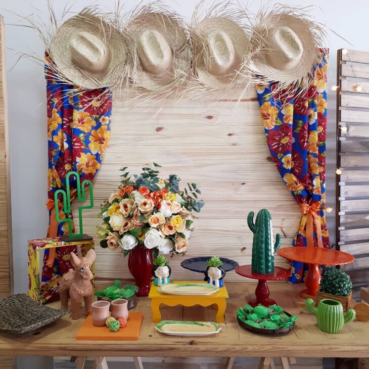 decoração painel festa junina