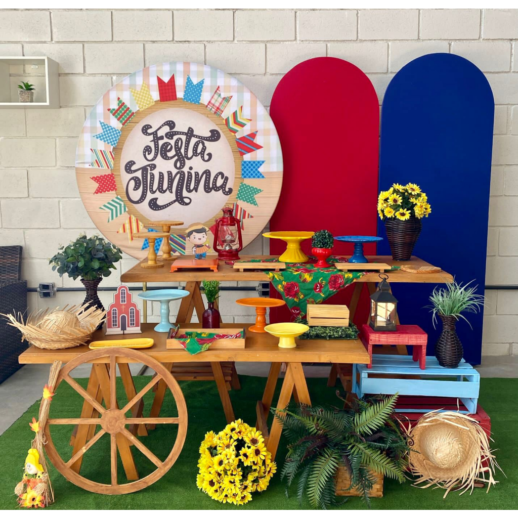 decoração painel festa junina