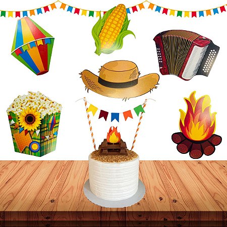 decoração painel festa junina