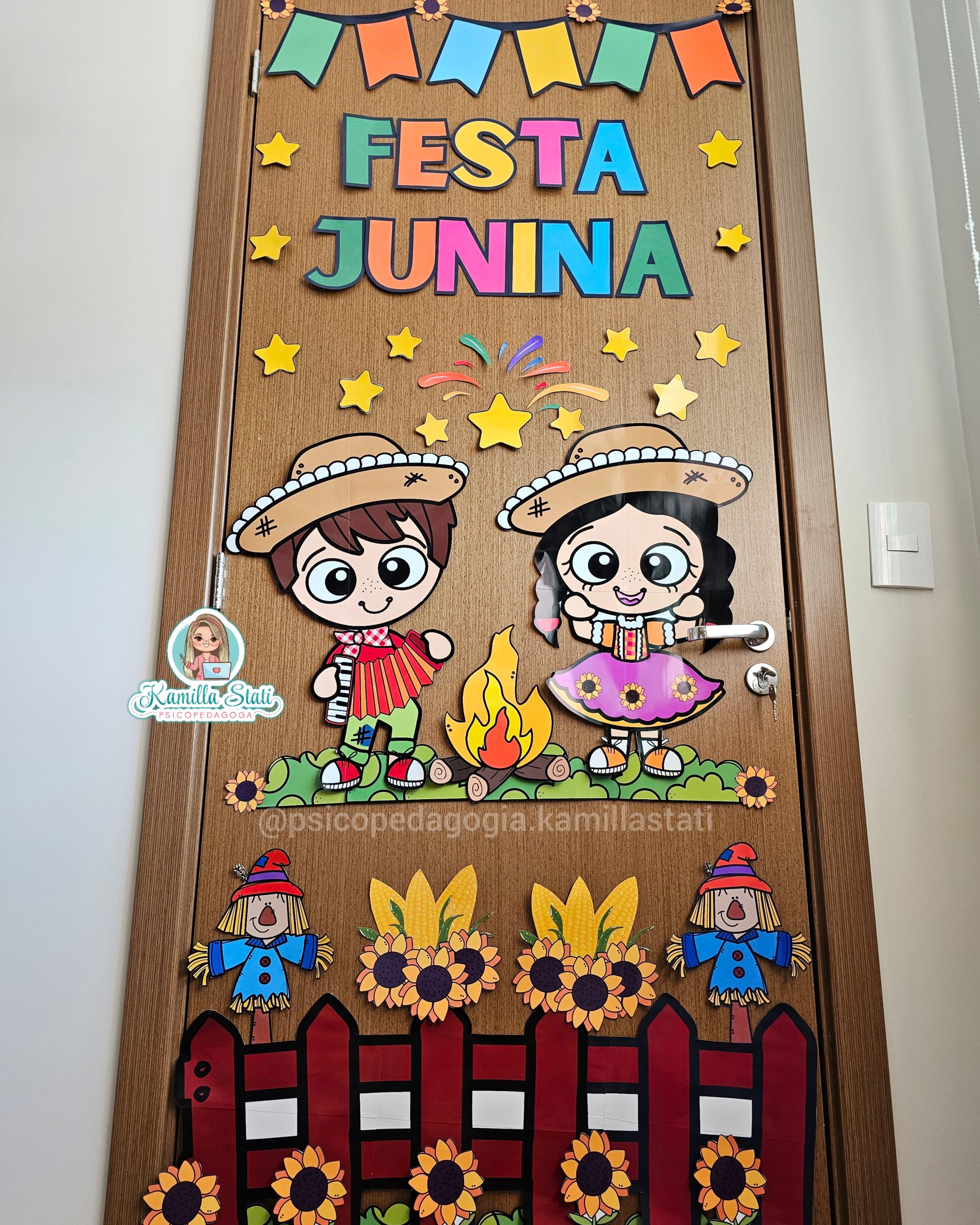 decoração painel festa junina
