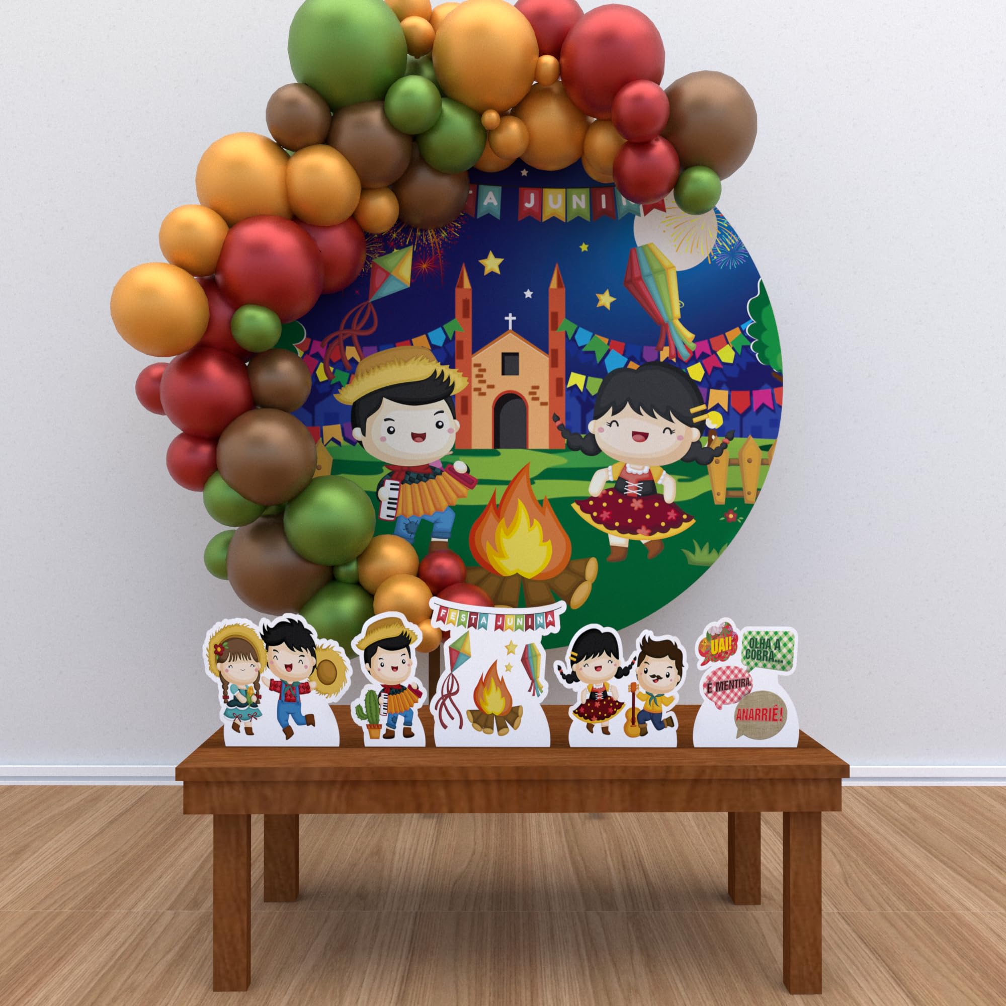decoração painel festa junina
