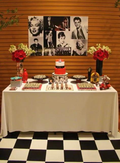 decoração para aniversário de 50 anos