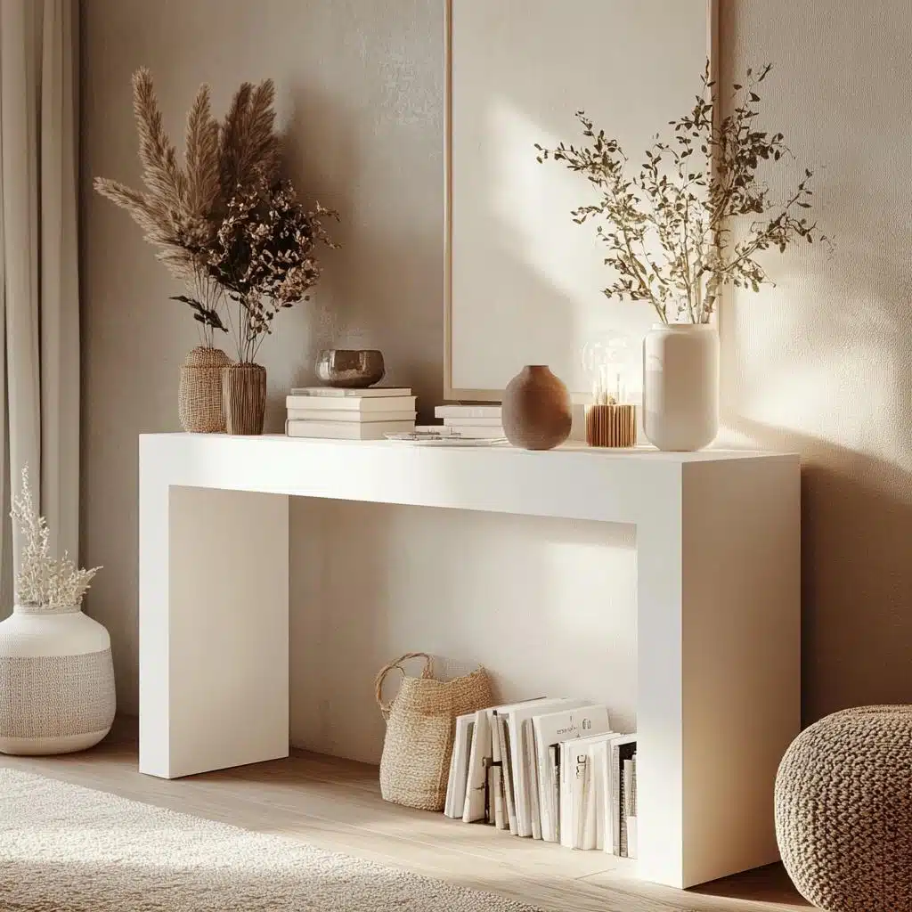 O Poder dos Espelhos e Quadros na Decoração do Aparador de Sala