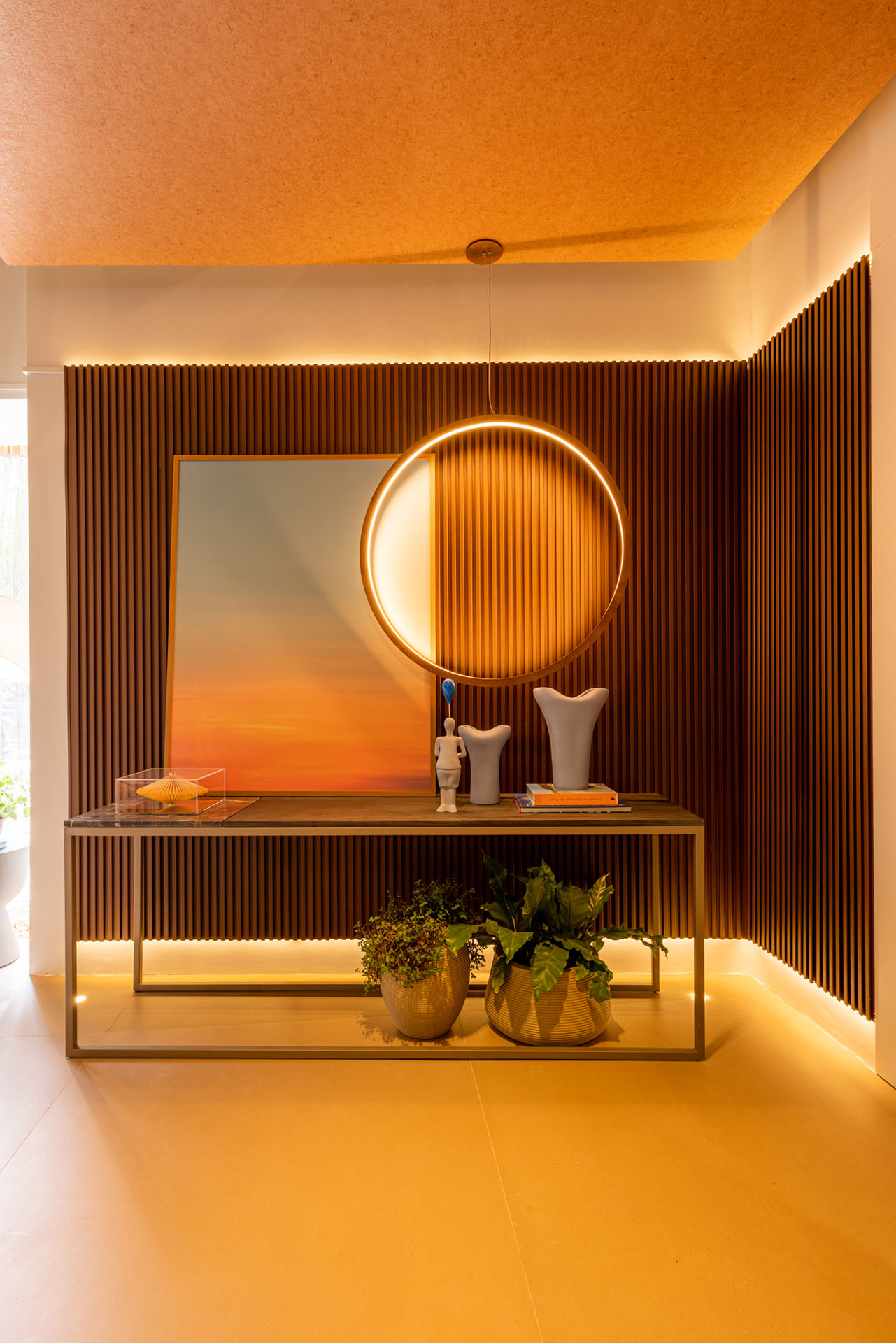 decoração para aparador de sala