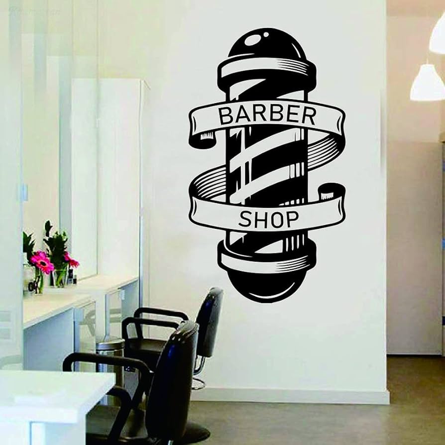 como economizar decoração barbearia pequena
