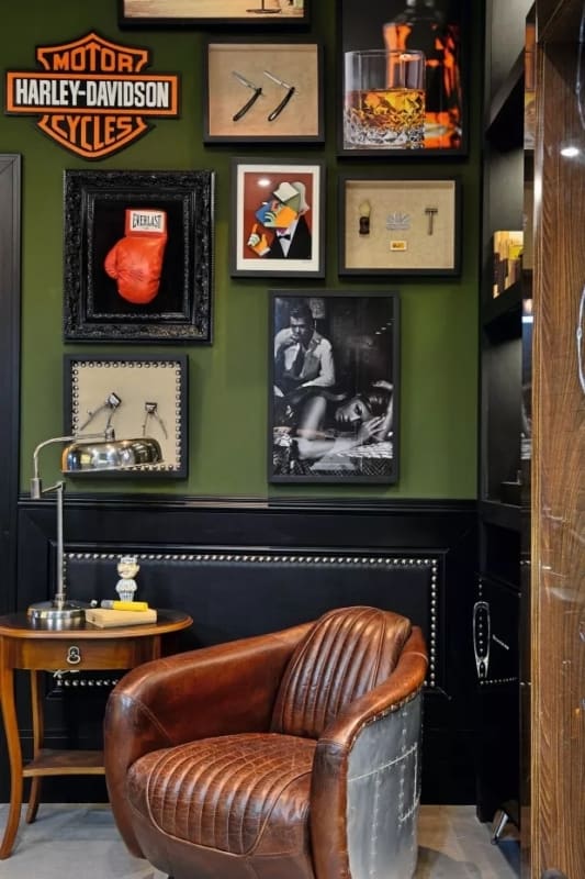 iluminação ideal bancada barbeiro