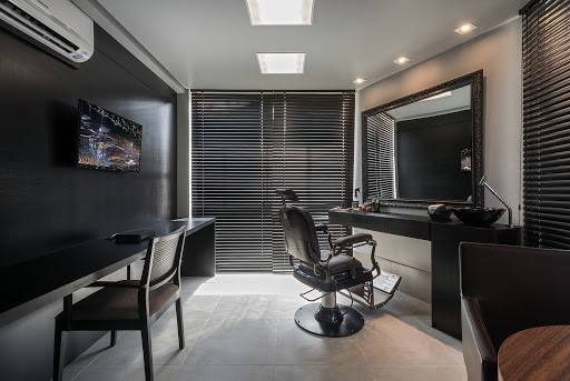 decoração barbearia vintage versus industrial