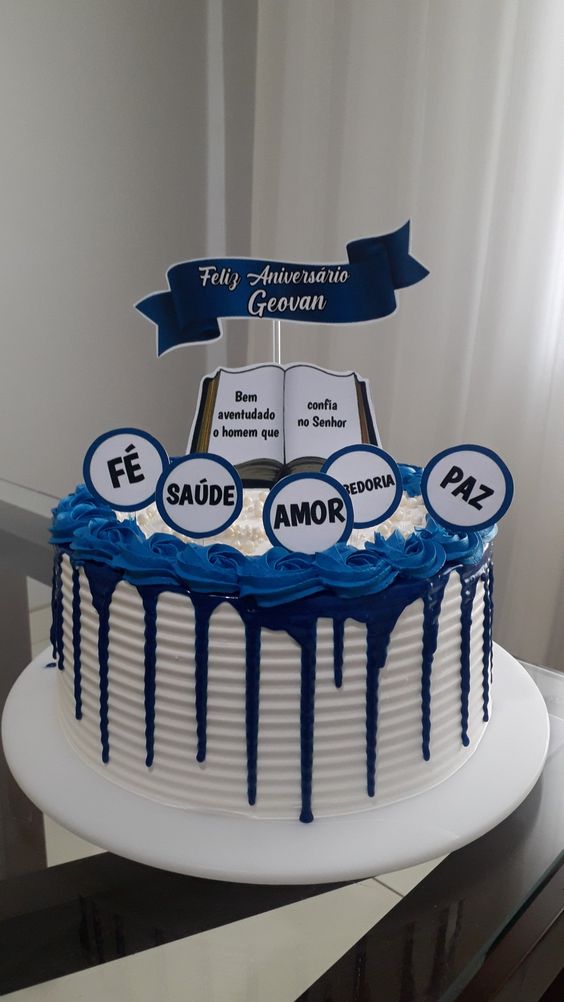 ideias de bolo de aniversário masculino criativas