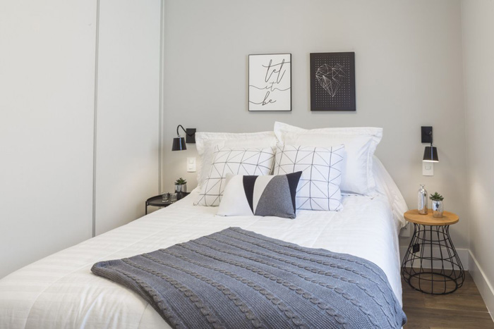 decoração para camas de casal