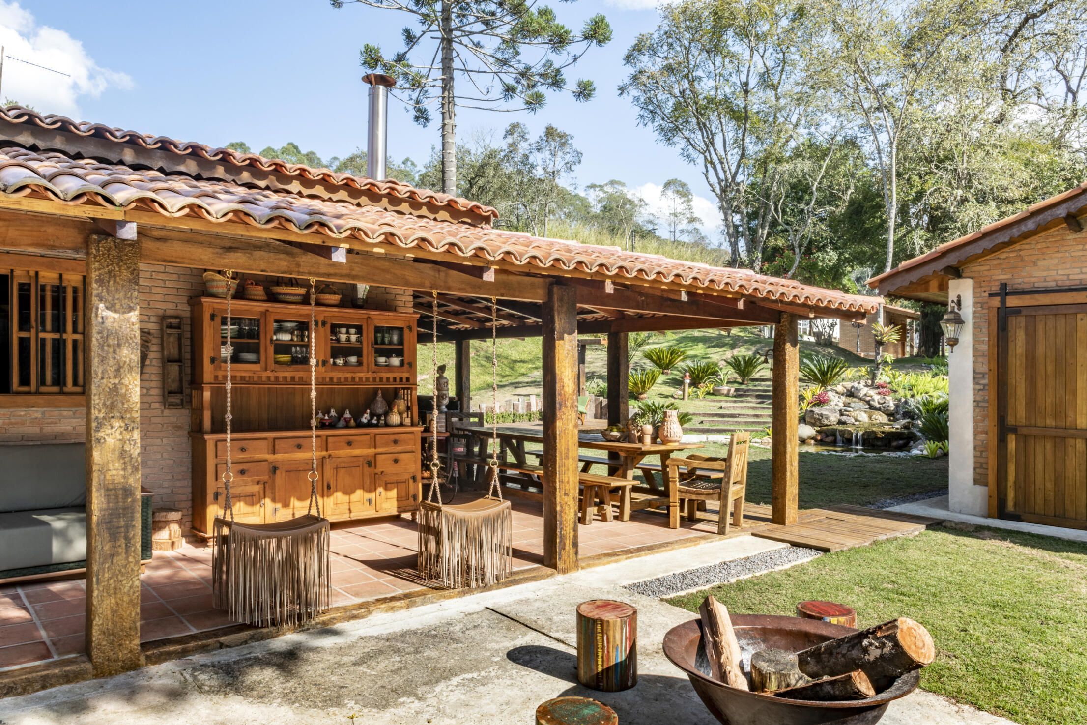 como decorar casa de campo gastando pouco