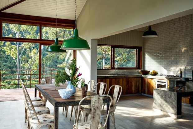 decoração casa de campo rústica versus moderna