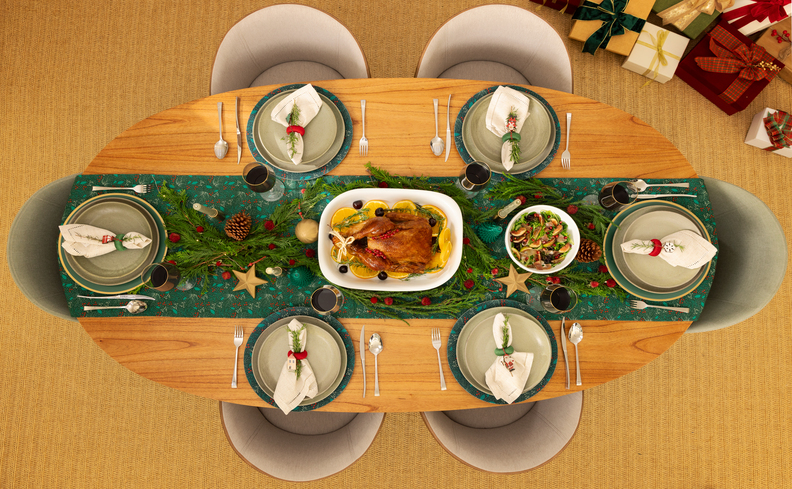 Como Criar uma Mesa Posta de Natal Elegante e Econômica