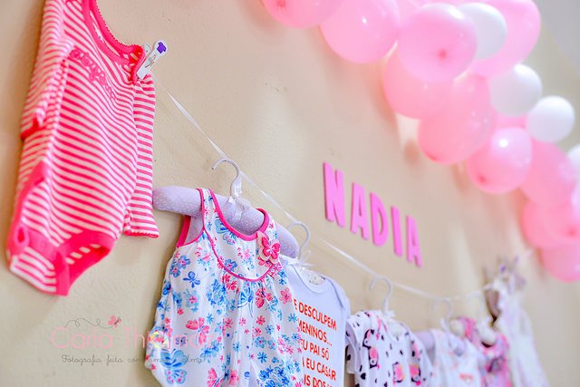 decoração para chá de bebê simples