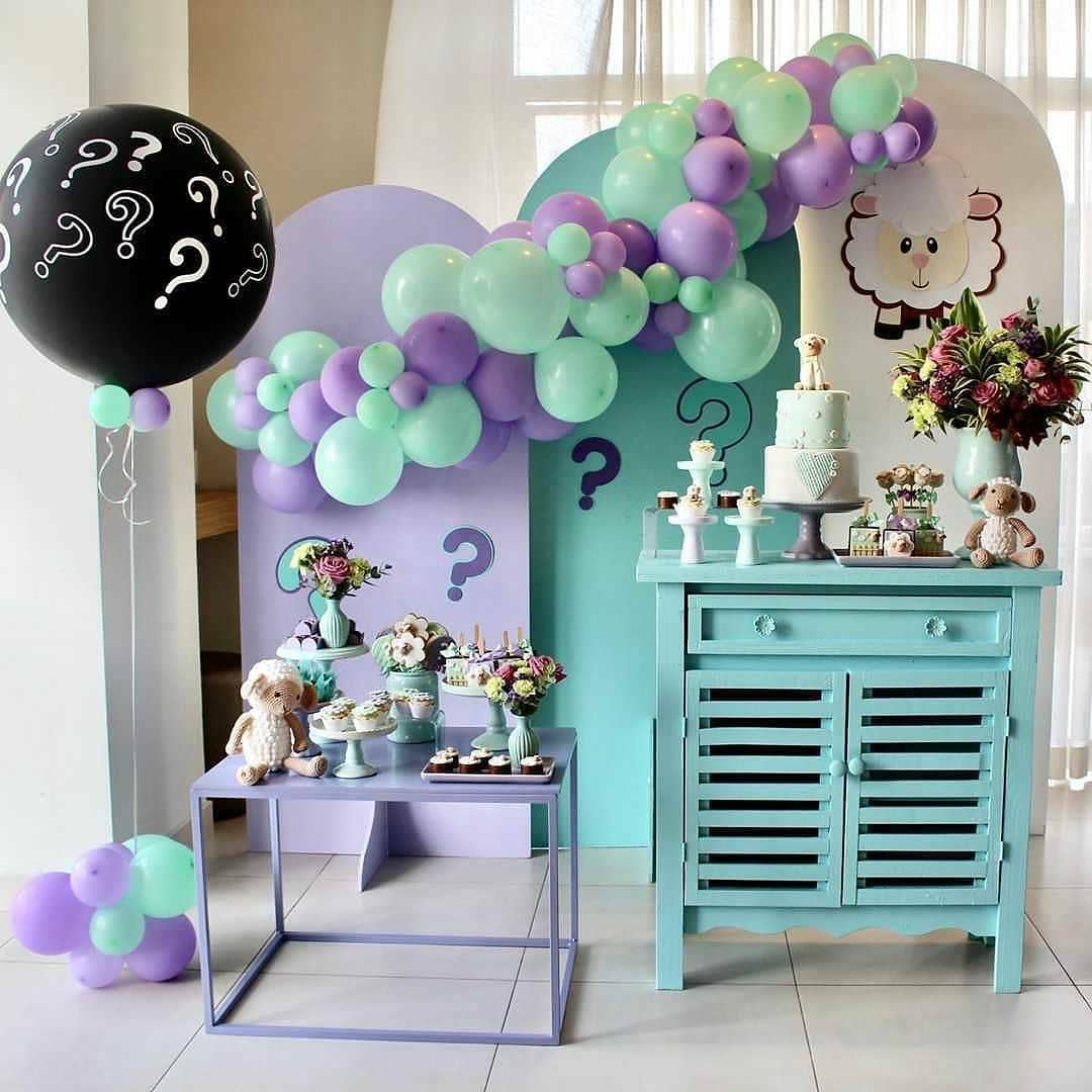 decoração chá revelação tema boho chic