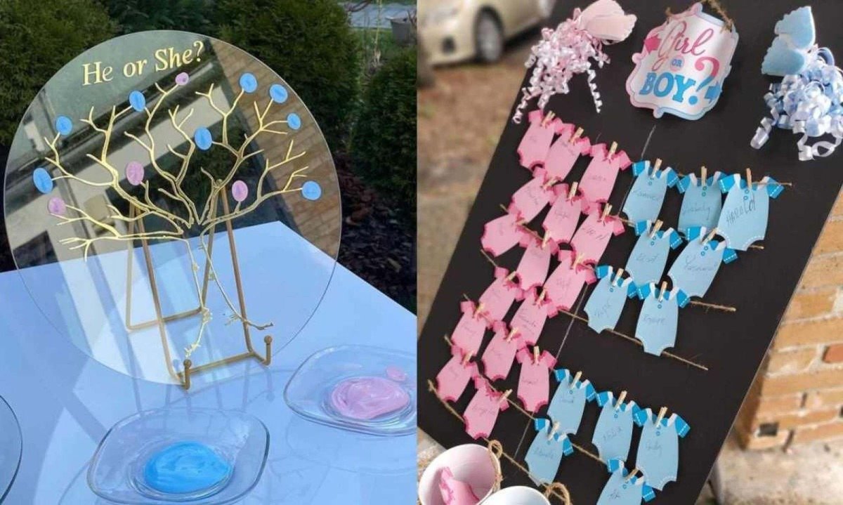 ideias criativas decoração chá revelação