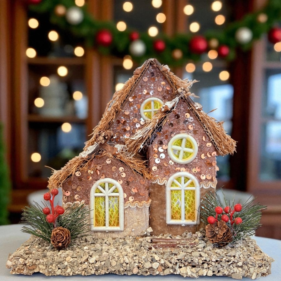 decoração para chalé de madeira