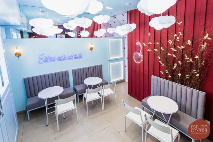 ideias decoração confeitaria pequena instagramavel