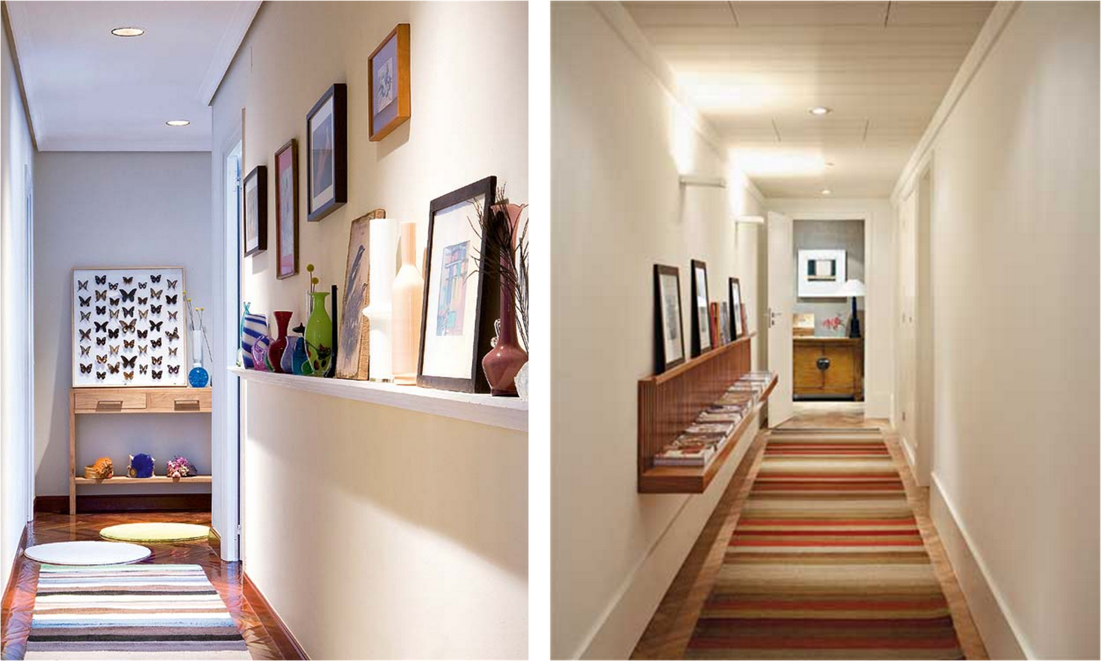 ideias criativas para decorar corredor de quarto pequeno