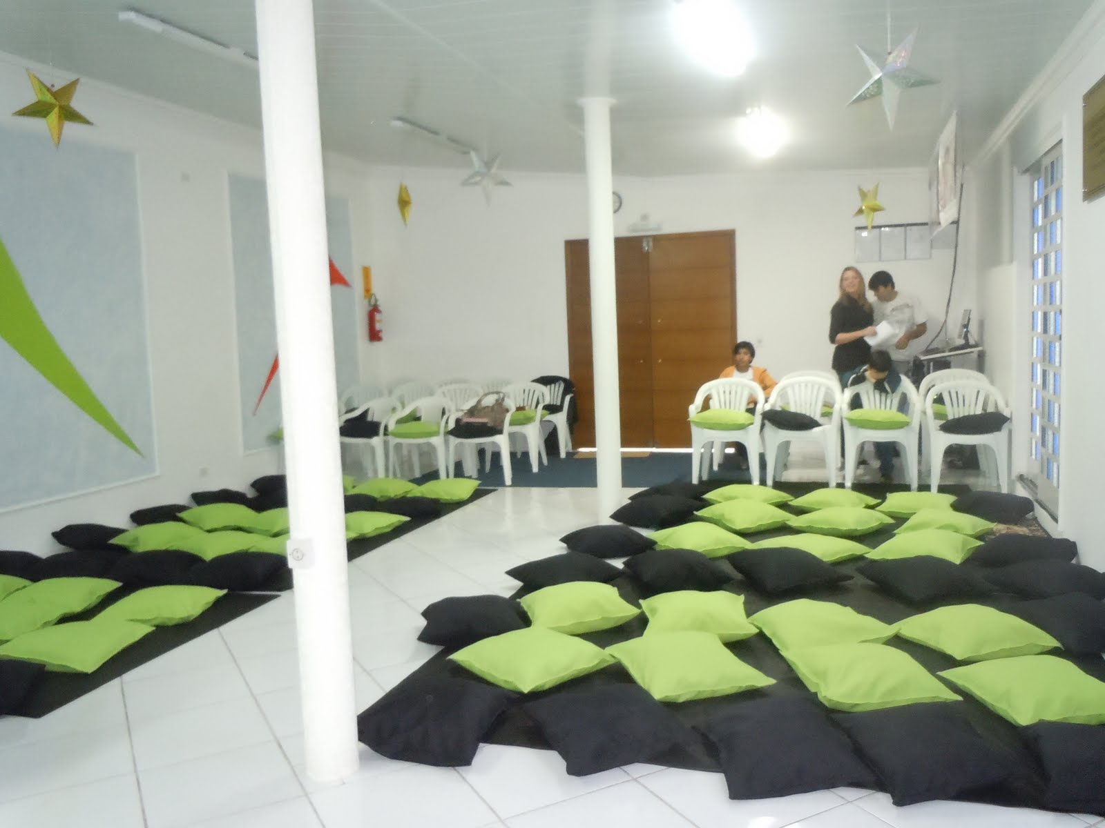 decoração para culto de jovens