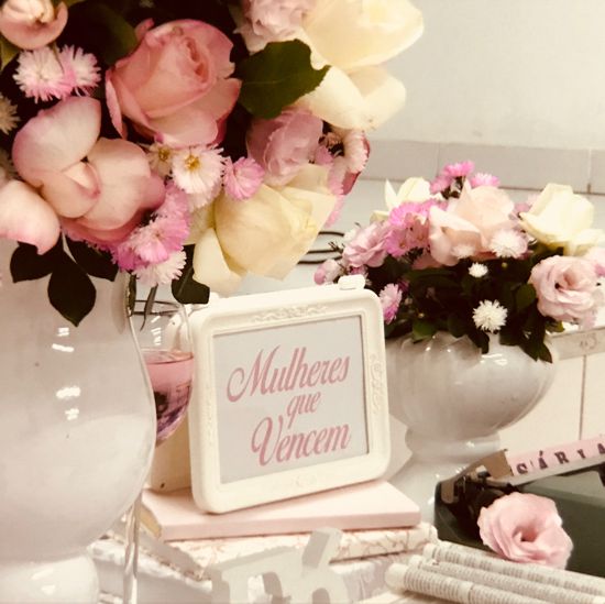 decoração encontro de mulheres vs chá de mulheres