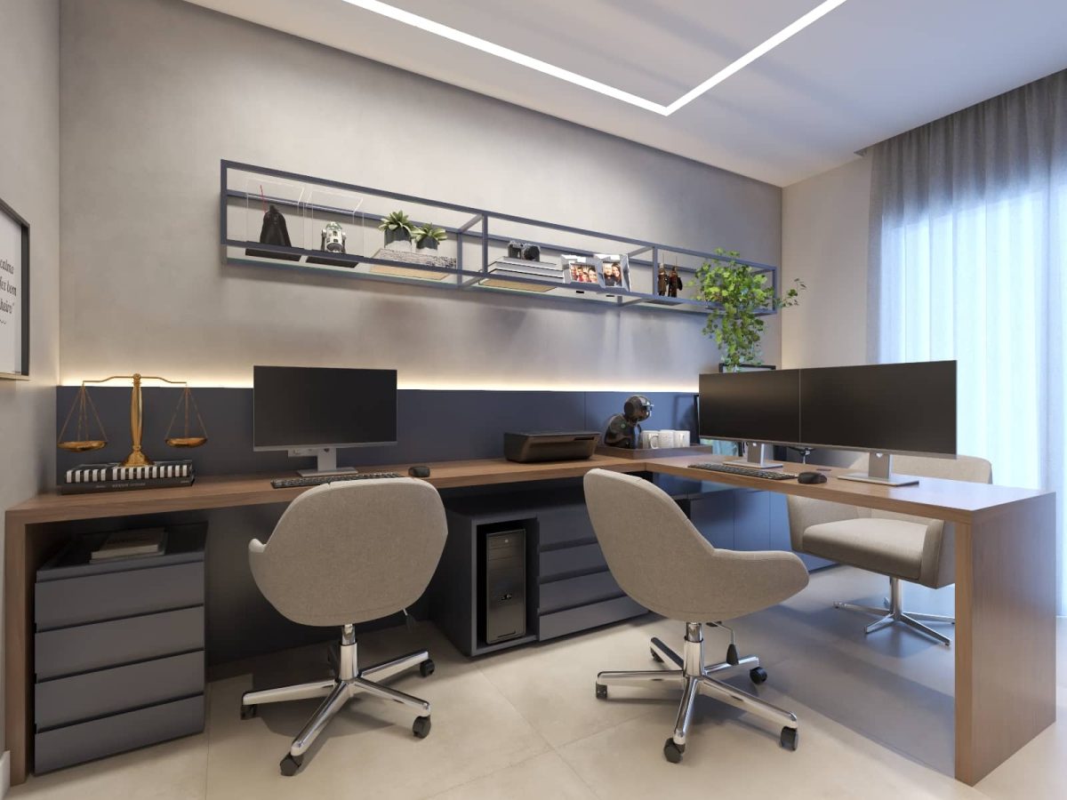 ideias decoração home office pequeno e funcional