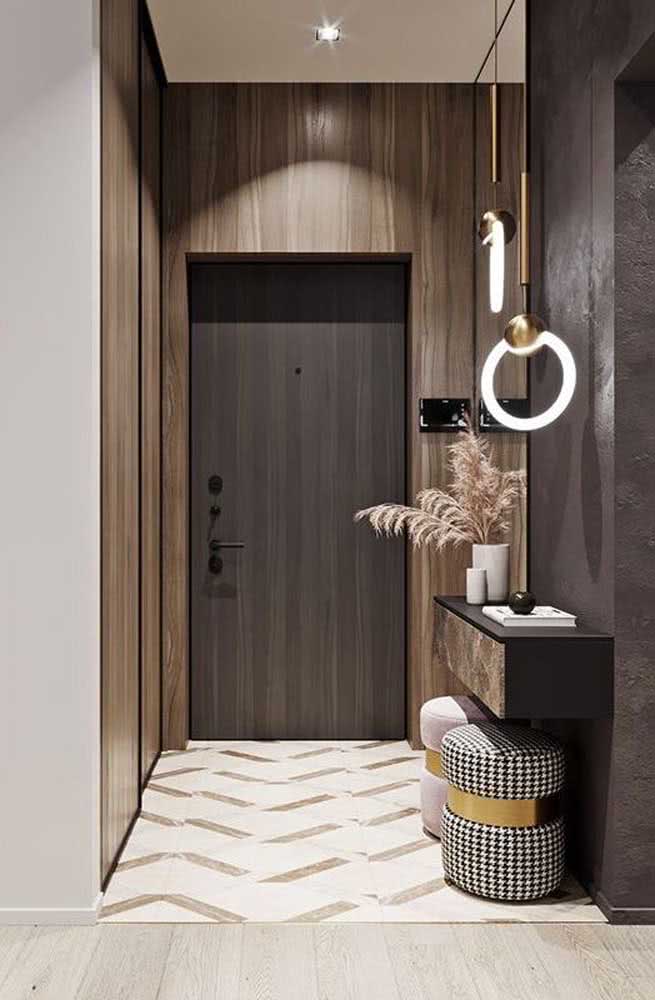 decoração para hall de entrada pequeno