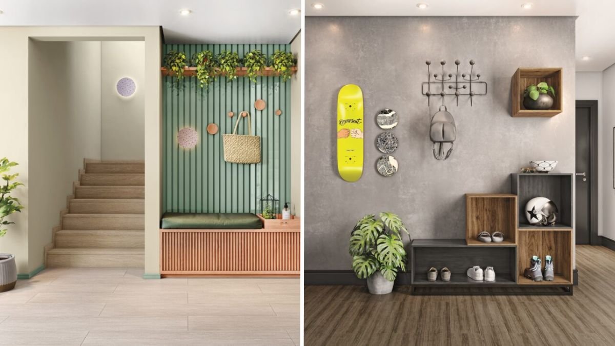 decoração hall entrada pequeno barata