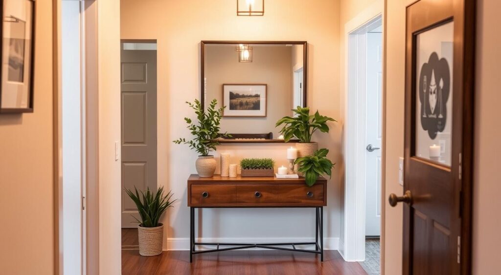 ideias criativas hall entrada pequeno