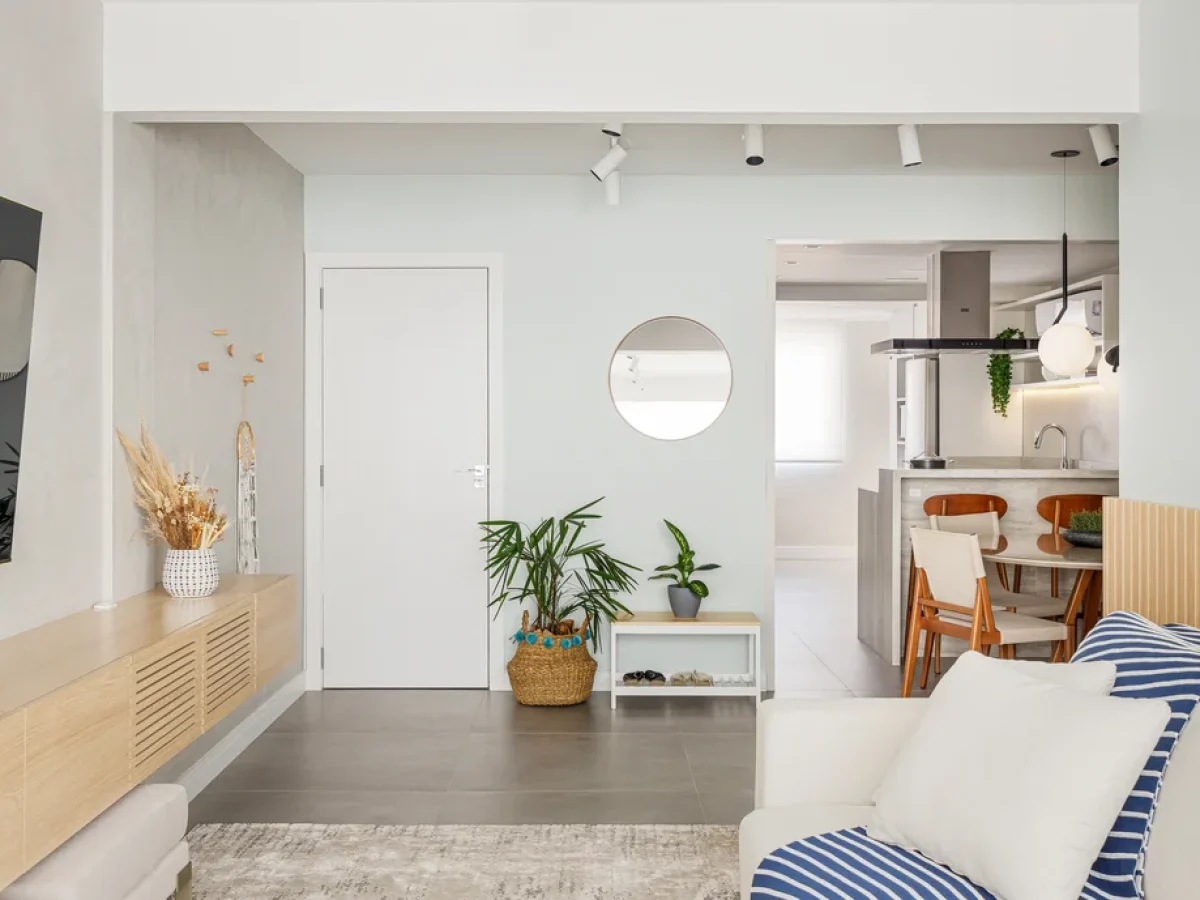 decoração hall entrada pequeno barata