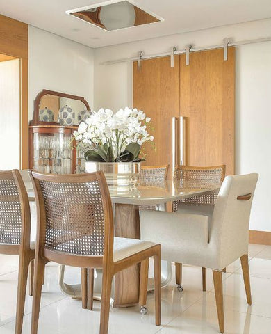 decoração para mesa de jantar