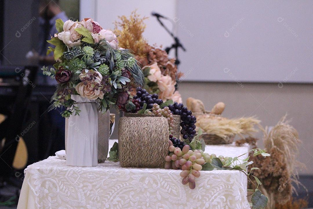 decoração para mesa de santa ceia