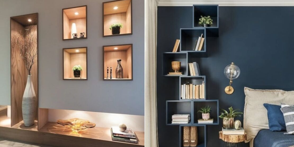 decoração para nicho de sala