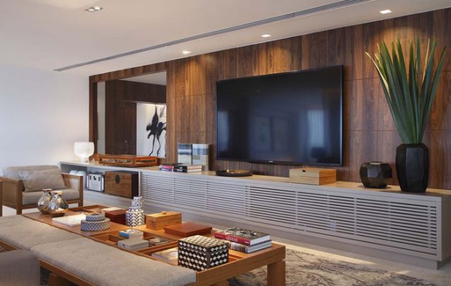 decoração para painel de tv sala