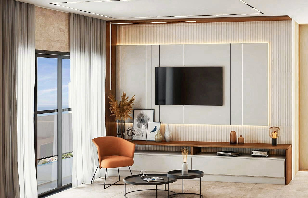 decoração para painel de tv sala