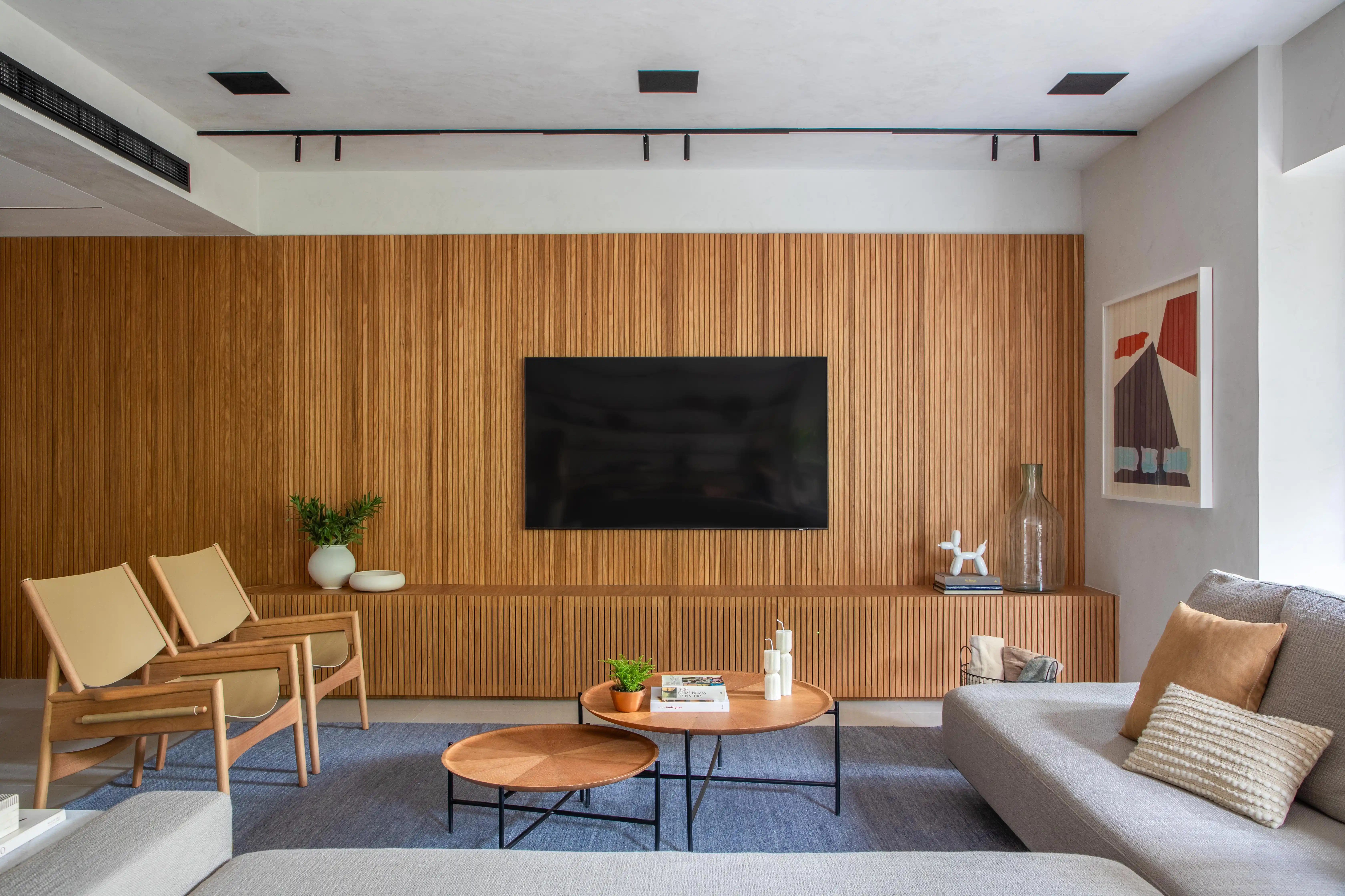 decoração para painel de tv sala