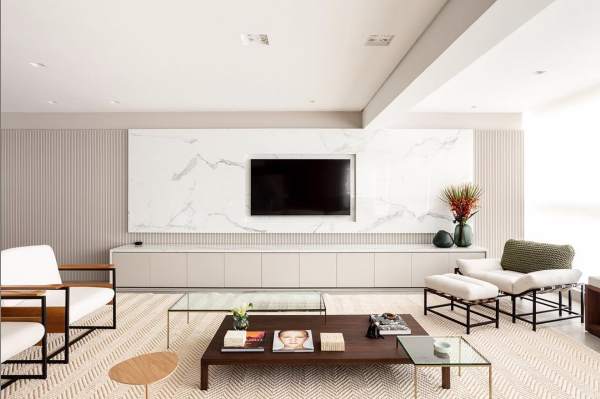 decoração para painel de tv sala